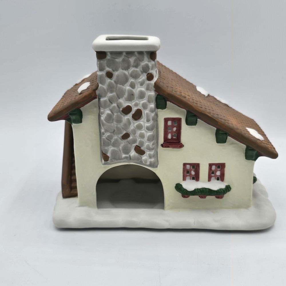 Party Lite Olde World Village Edelweiss House Tealight Candle Holder P0308 - Picture 8 of 12